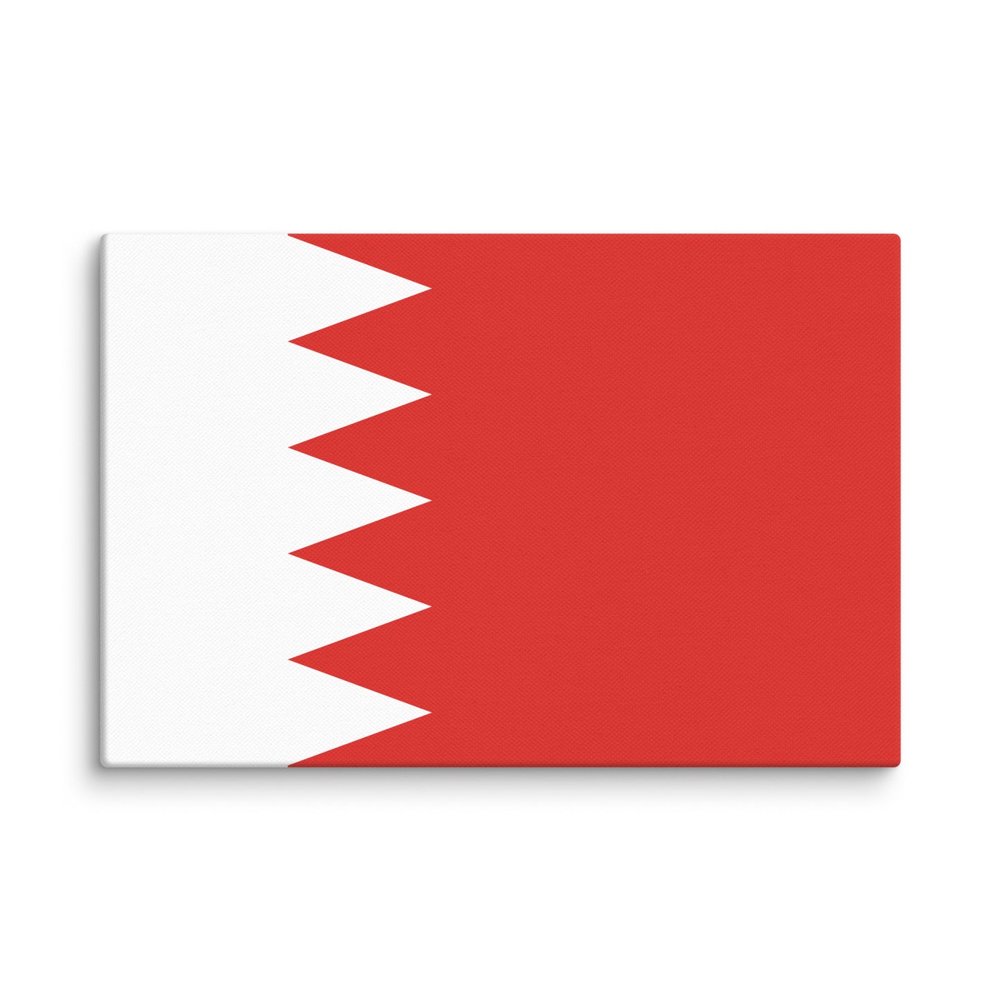 Bahrain Flag _ علم البحرين _ size 18x12" canvas print