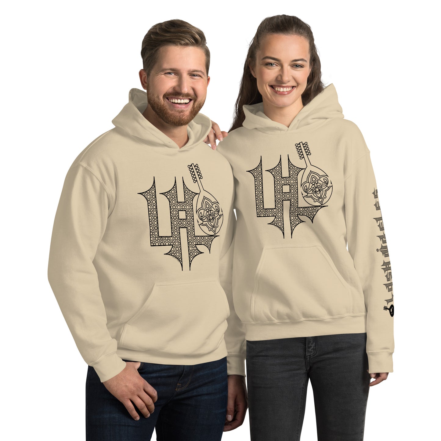 Los Angeles with a Dash of Arabic Unisex Hoodie
