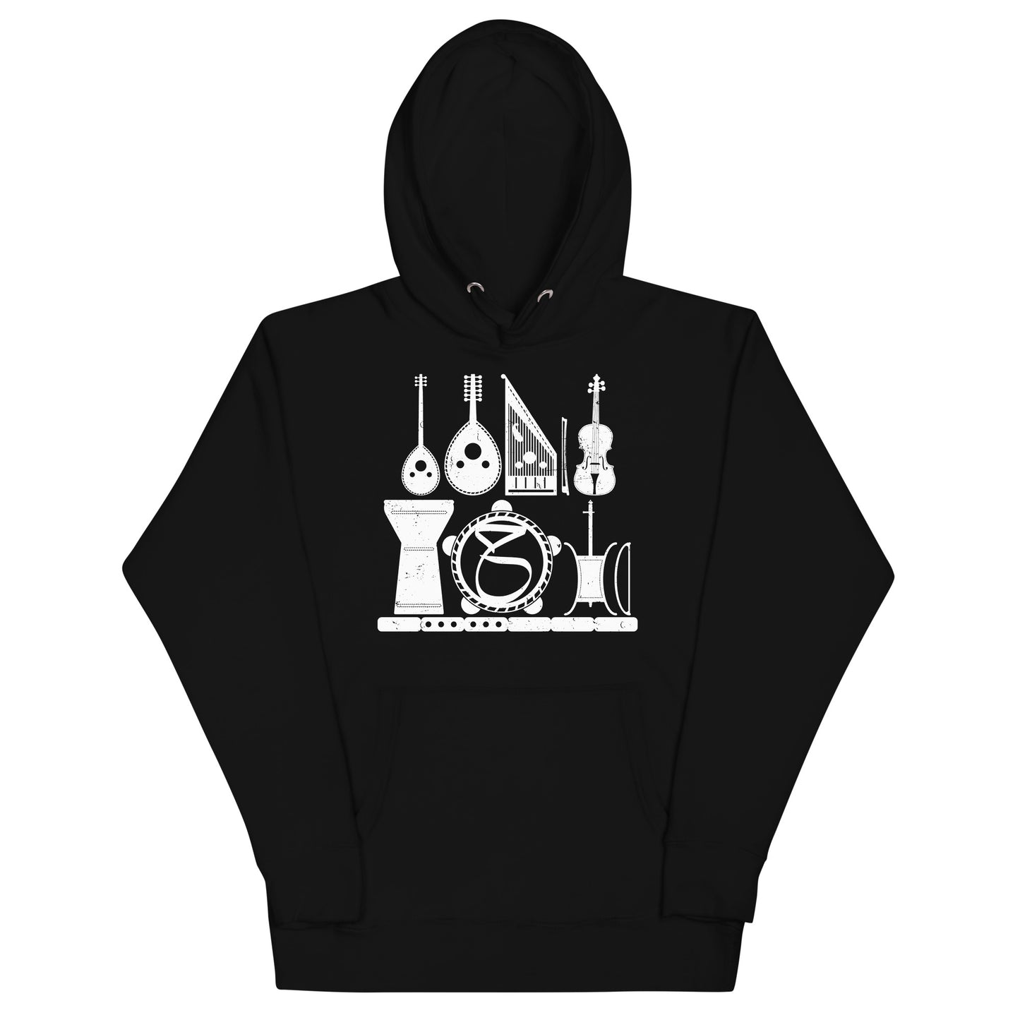 Arabic Instruments Unisex Hoodie