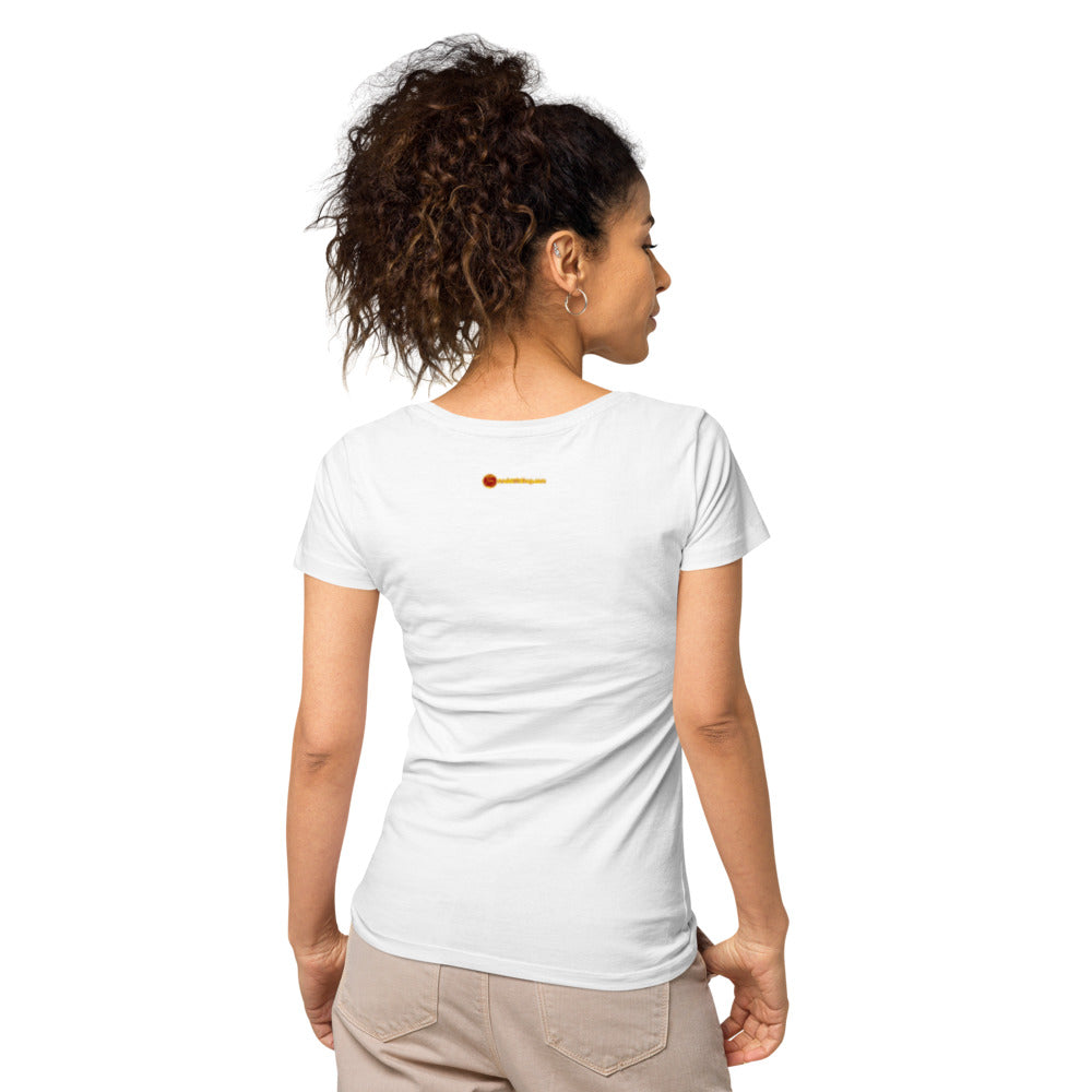 Los Angeles in Arabic لوس أنجلوس بالعربي Women’s basic organic t-shirt