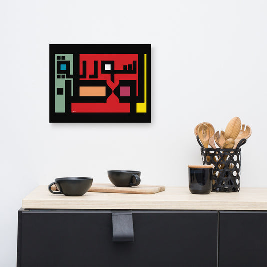 Syria the HourGlass of blood and soil - سوريا, ساعة الدم و التراب - CanvasCanvas Print