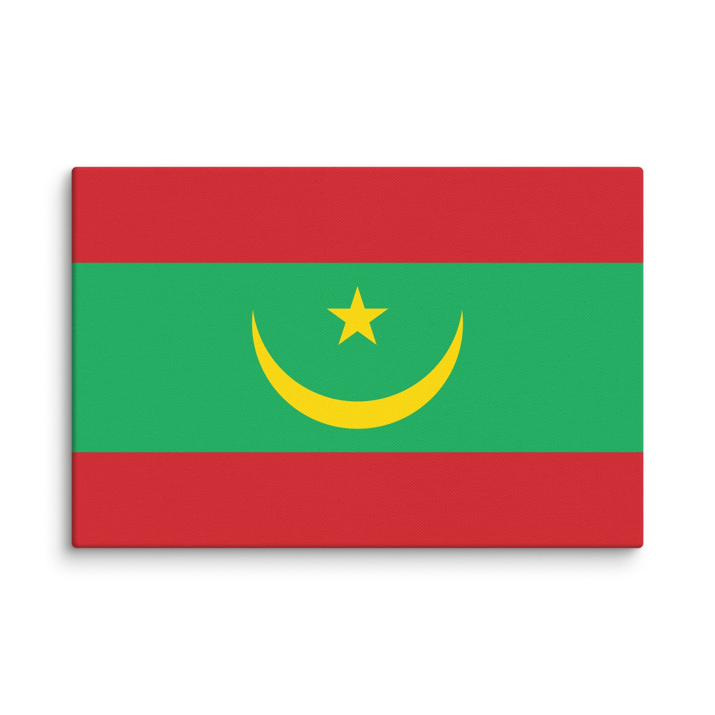 Mauritania Flag _ علم موريتانيا _ size 18x12" canvas print