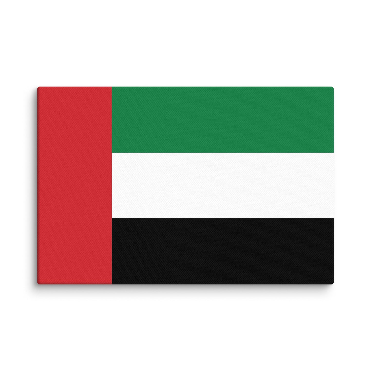 United Arab Emirates Flag _ علم الامارات العربية المتحدة _ size 18x12" canvas print