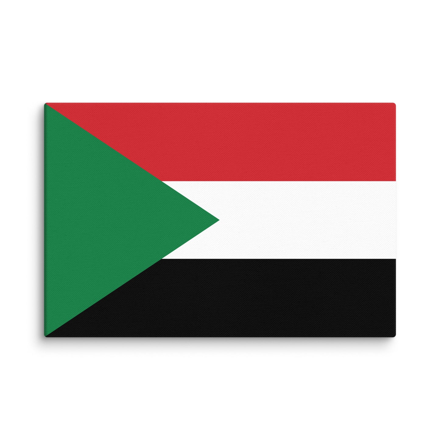 Sudan Flag _ علم السودان _ size 18x12" canvas print
