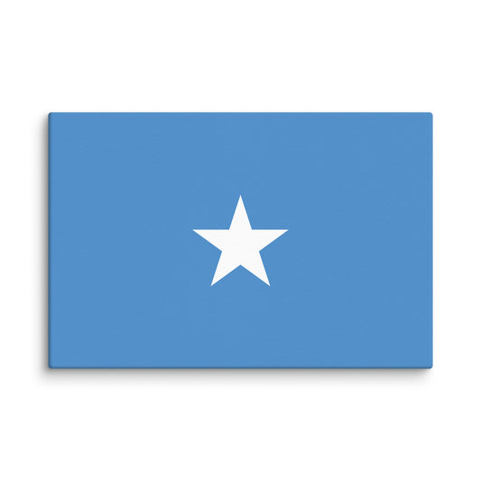 Somalia Flag _ علم الصومال _ size 18x12" canvas print