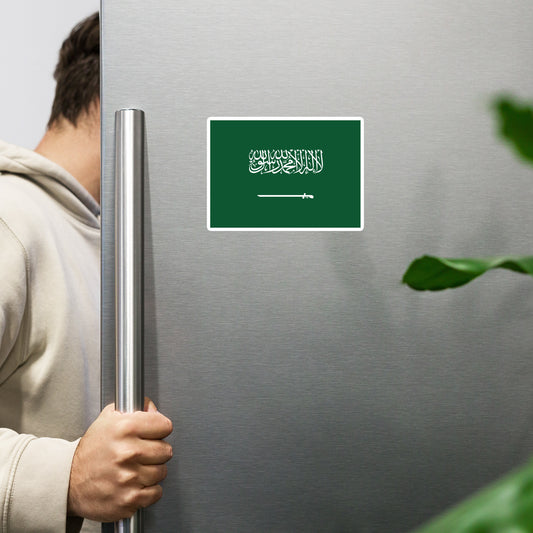 Saudi Arabia Flag _ علم السعودية _ Magnet