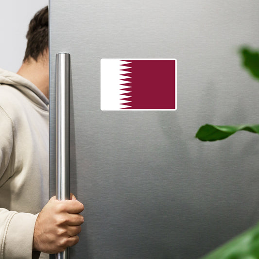 Qatar Flag _ علم قطر _ Magnet