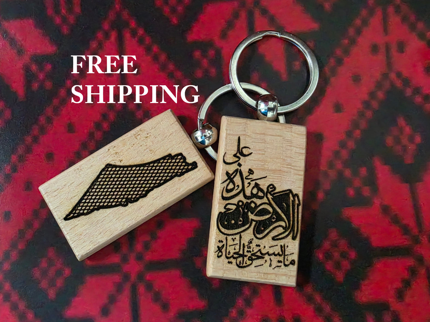 Palestine/Map Keychain FREE SHIPPING.