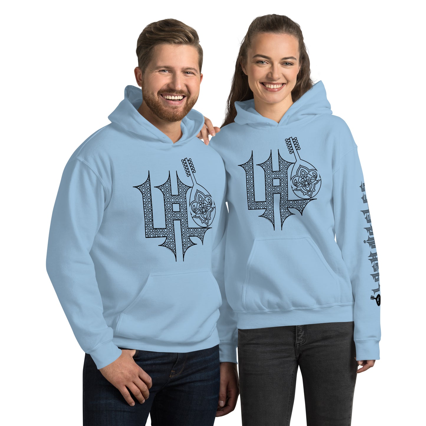 Los Angeles with a Dash of Arabic Unisex Hoodie