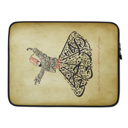 The Sufi Whirling Dervish - I MISSED MY MOTHER'S BREAD Laptop Sleeve