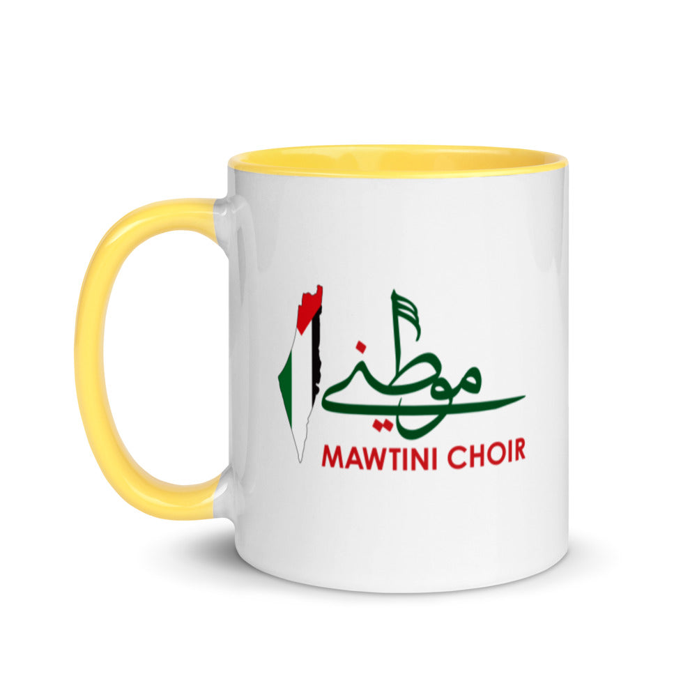 Mawtini Choir Mug with Color Inside